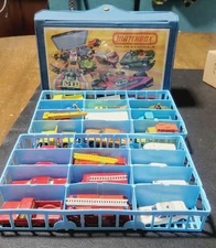 Matchbox 24 Car carry case 1976 plus cars 60's & 70's Lenskey Made In England