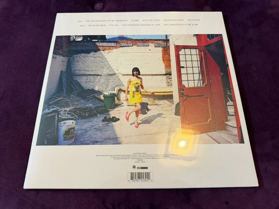 ROCK / PJ Harvey: 'Uh Huh Her - Demos' 12"  Black Vinyl  (Sealed) - Image 4 of 4