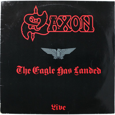 Saxon The Eagle Has Landed Live EX 2934 147 Vinyl LP Album Rock 1982