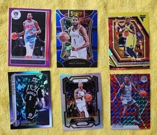 Brooklyn Nets 6 Card Prizm Variation Insert Lot