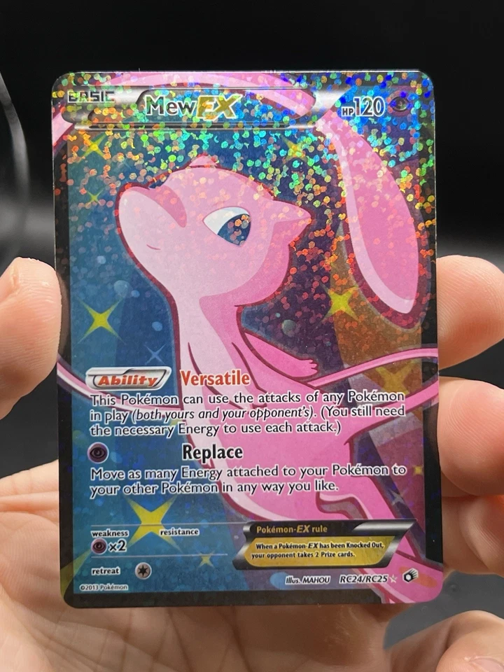 Mew EX (Full Art) RC24/RC25 Legendary Treasures: Radiant Collection Holo NM- - Image 3 of 4