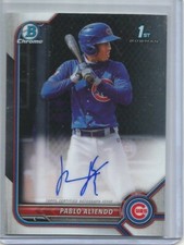 Pablo Aliendo 2022 Bowman Chrome Autograph Rookie