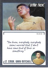 2020 STAR TREK TOS ARCHIVES & INSCRIPTIONS #13 Lt. Gary Mitchell Var. 10 of 23
