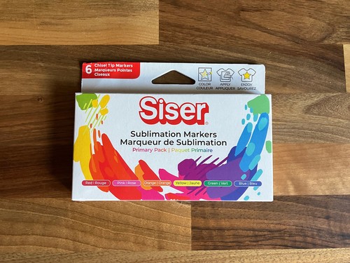 Marcadores de sublimación Siser - Juego de 6 marcadores primarios - Imagen 1 de 2