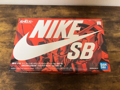 Bandai Gundam x Nike SB Unicorn (Destroy Mode) (1/144 Scale) HG Model Kit Japan | eBay