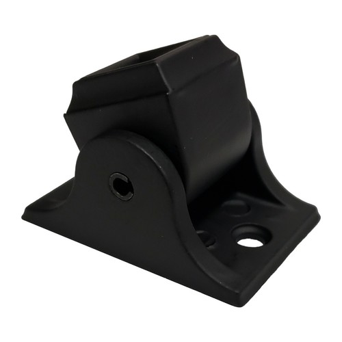 Zapato giratorio atornillado con tornillos para balaustres cuadrados de 1/2" - negro 10 piezas DH-61 - Imagen 3 de 8