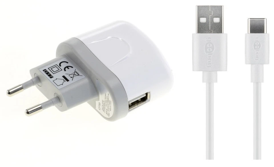 Ladegerät Netzgerät Netzteil + USB-C Handy Ladekabel für LG G5 G5SE G6 V20 V30 - Bild 1 von 1