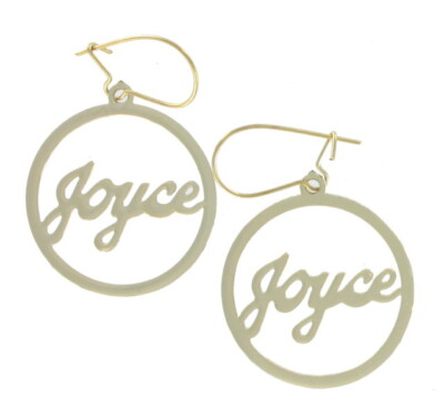 Vintage Script Gold Tone Name 