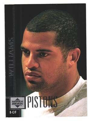 1997-98 Upper Deck Basketball NBA Detroit Pistons Brian Williams