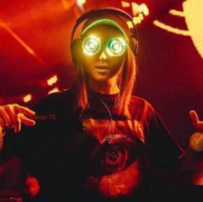 REZZ DJ LED Light Glasses Party Nightclub Music Bar Stage Show w/Remote Toy Gift