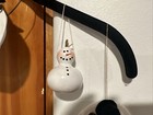 4 Hand Crafted Snowman Ornaments Cans Glitter Gourds Super Cute! 🔥🔥 — photo 8