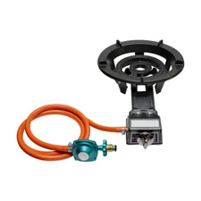 Electric Ignition Portable Propane Super Gas Stove Burner Heavy Duty Cast Iron  