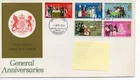 GB - First Day Cover - 1970  Anniversaries -  Pmk PB