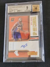 2018-19 PANINI CONTENDERS MIKAL BRIDGES #23 BGS 9 GOLD #/10 AUTO