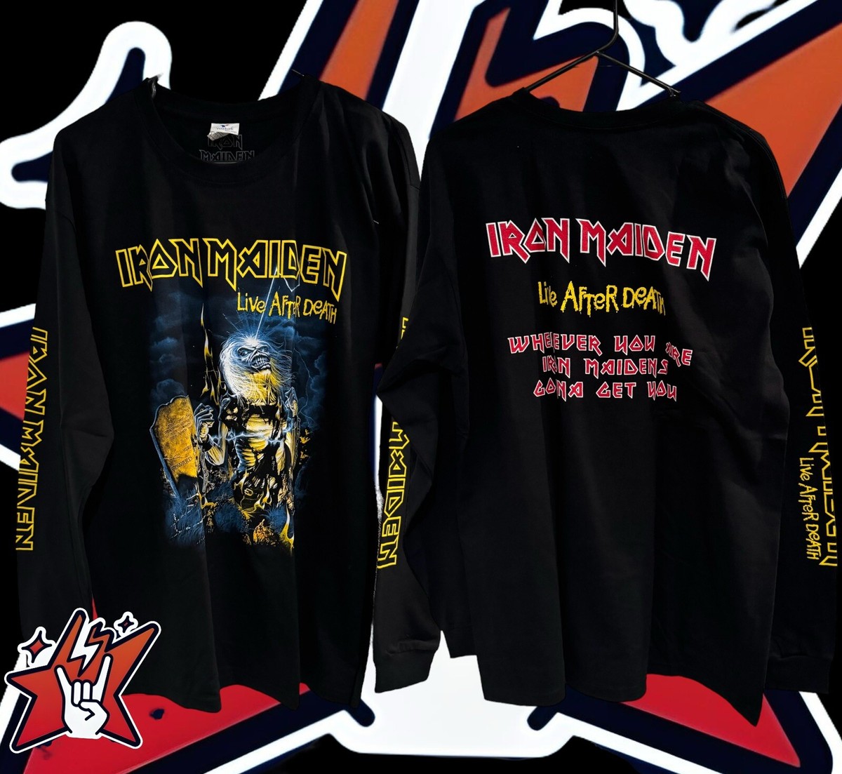 Official Iron Maiden Live After Death T-Shirt – Brand New, UK Made