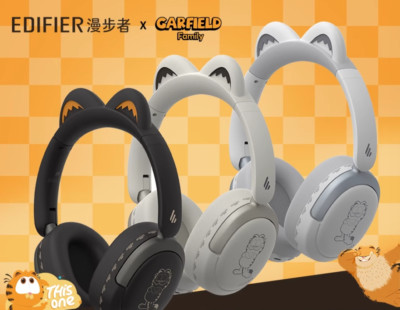 EDIFIER &GARFIELD Family FIT CAT Series Noise Reduction Bluetooth earphones