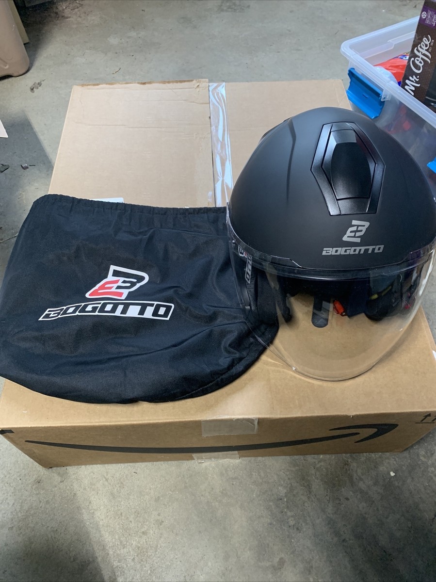 Bogotto V586 Detri – Casco Jet Integrato Con Bluetooth | Visiera Parasole, Fodera Lavabile | Comunicazione Integrata - 3