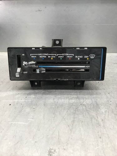 91 92 93 94 95 Chevy Van G10 G20 G30 AC Climate Heater Control Switch Panel