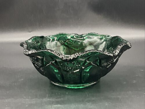 VTG L E Smith Heritage Quintec Greenbriar Hunter Green Bowl - Picture 2 of 11