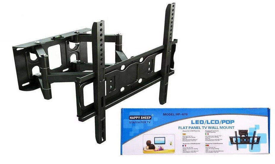 Soporte Brazo Montaje Articulado Para Monitor Televisor Pared 32" - 70" Cir