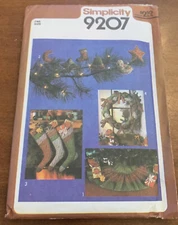 Sinplicity 9207 Christmas Decorations