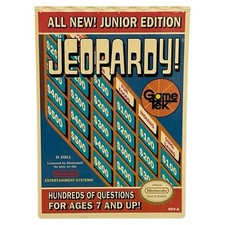 Jeopardy Toys R Us Vidpro Display Card 5x7 Nintendo NES Game Tek