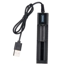 USB Smart Battery Charger For 1865 14500 16340 Rechargeable Batteries