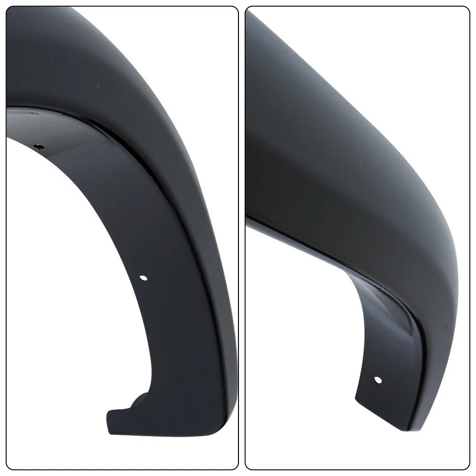 For 1997-2004 1998/99 2001/2/3Dodge Dakota Black Pocket Style Fender Flares Set - Image 2 of 4