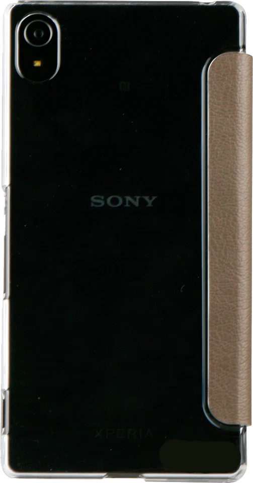 GENUINE SONY XPERIA Z3+ PLUS ROXFIT SLIMLINE BOOK CASE FLIP COVER | MUSHROOM - Image 3 of 3