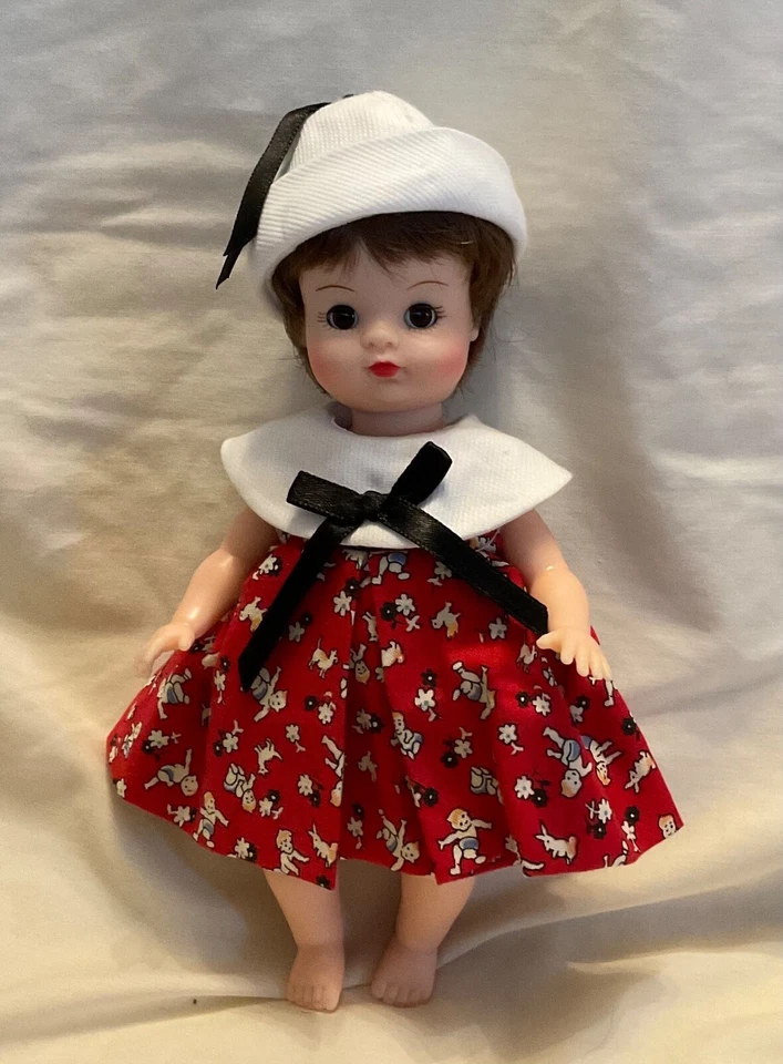 Conjunto de muñeca Effanbee/Tonner 8” estilo vintage Patsette, Ginny, Little Kitten Foto 2 de 4