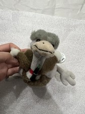 5" Vintage 1999 Ostrich Coca-Cola Beanbag Plush Toy Coke Bottle South Africa