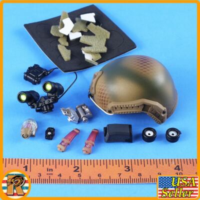 S SMU Evacuation Team - FAST Helmet Set - 1/6 Scale - Easy Simple Figures