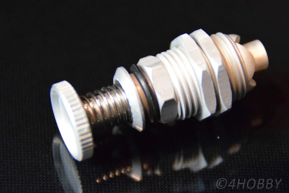 Boot Tankstutzen Verbrenner Alu CNC Motorboot Tankdeckel Boot Tank Methanol RC - Bild 2 von 3