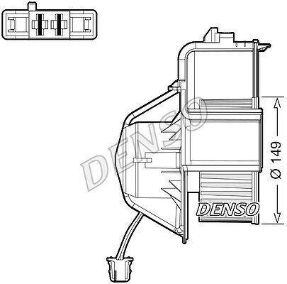 DENSO Innenraumgebläse  für BMW - Bild 1 von 1