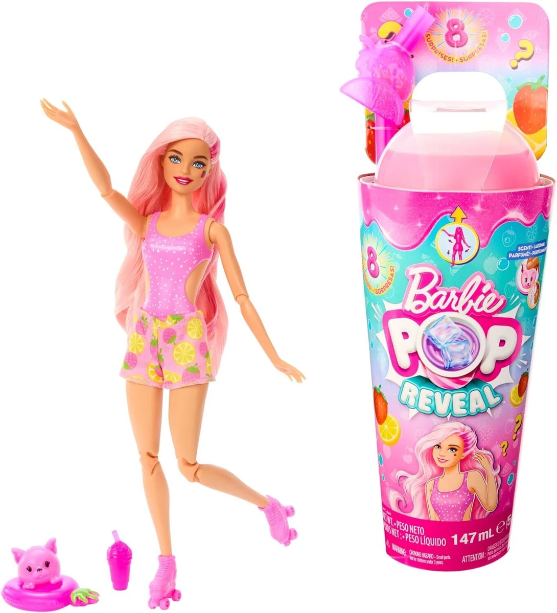 New Barbie Pop Reveal Doll Accessories With 8 Surprises Slime Squishy Puppy