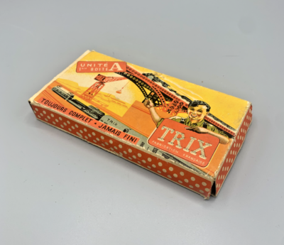Ancienne Boîte De Jeu De Construction En Bois - Fabrication Française