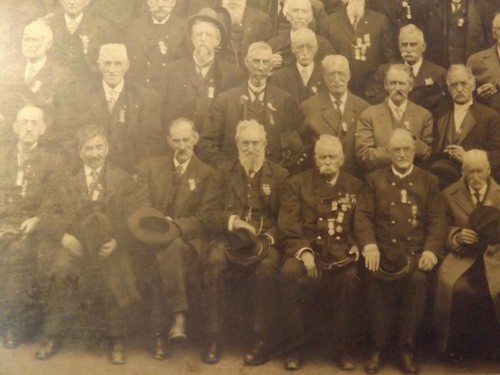 27" Long CIVIL WAR VETERANS Group Picture by McAllister Burlington Vt. - Picture 8 of 8