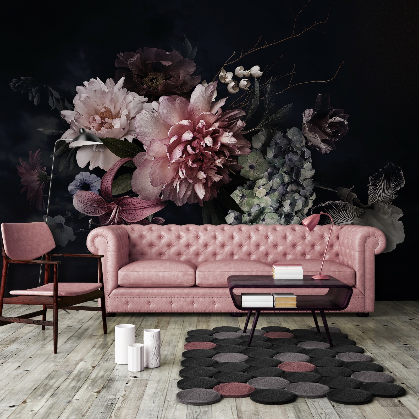 1340 - L54109 Vliestapete Ugepa grau schwarz weiß vlies Tapete 3D Effekt