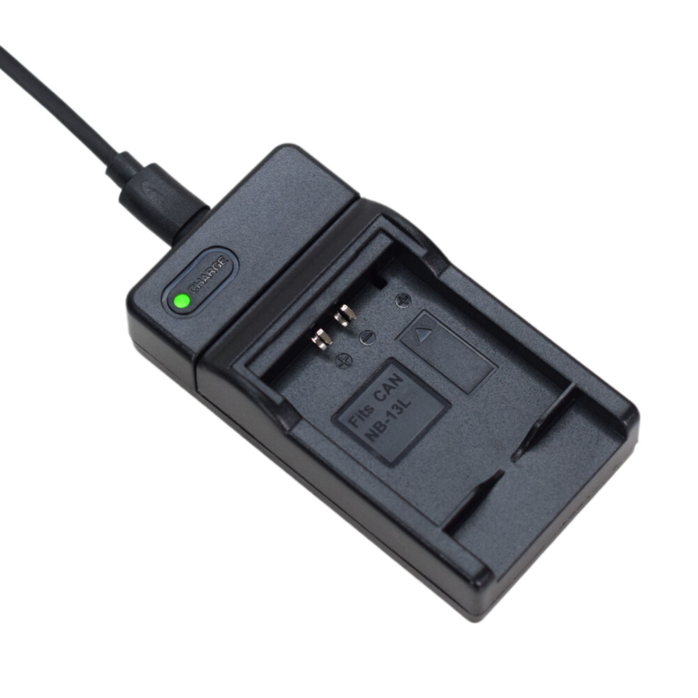 Battery Charger for Canon NB-13L CB-2LH & PowerShot G9 X Mark II