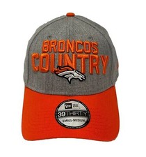 Denver Broncos New Era 39Thirty Heather Gray S/M FlexFit Cap Hat 32