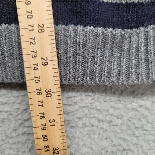 Rocawear Sweater Mens Large Gray Blue Wool Blend Vintage RW Spellout Knit Y2K 90 - Picture 13 of 14