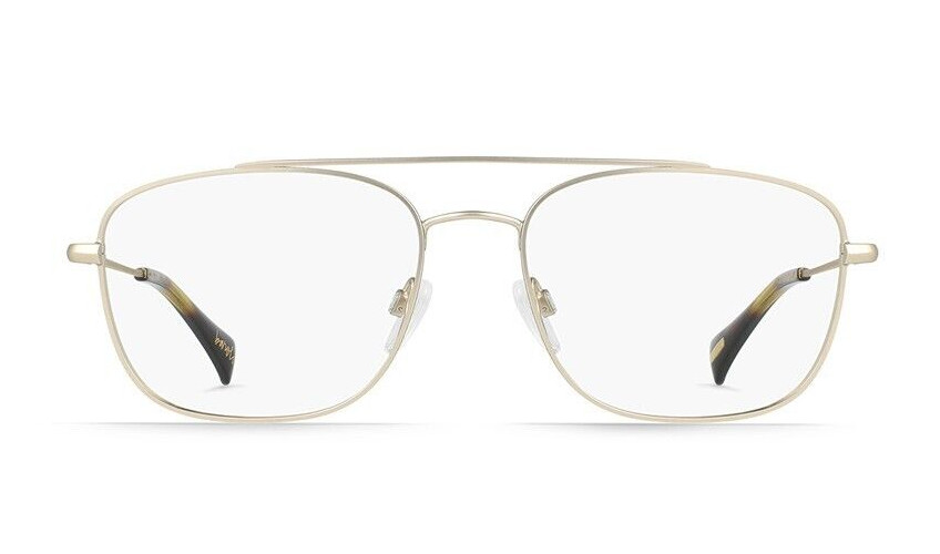 Lunettes de vue rétro en métal doré Raen Barolo avec monture optique à double pont élégante