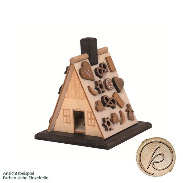 RäUcherkerzen Rauchhaus Holz-Bastelset Bausatz, Kuhnert Hobaku 10101-image