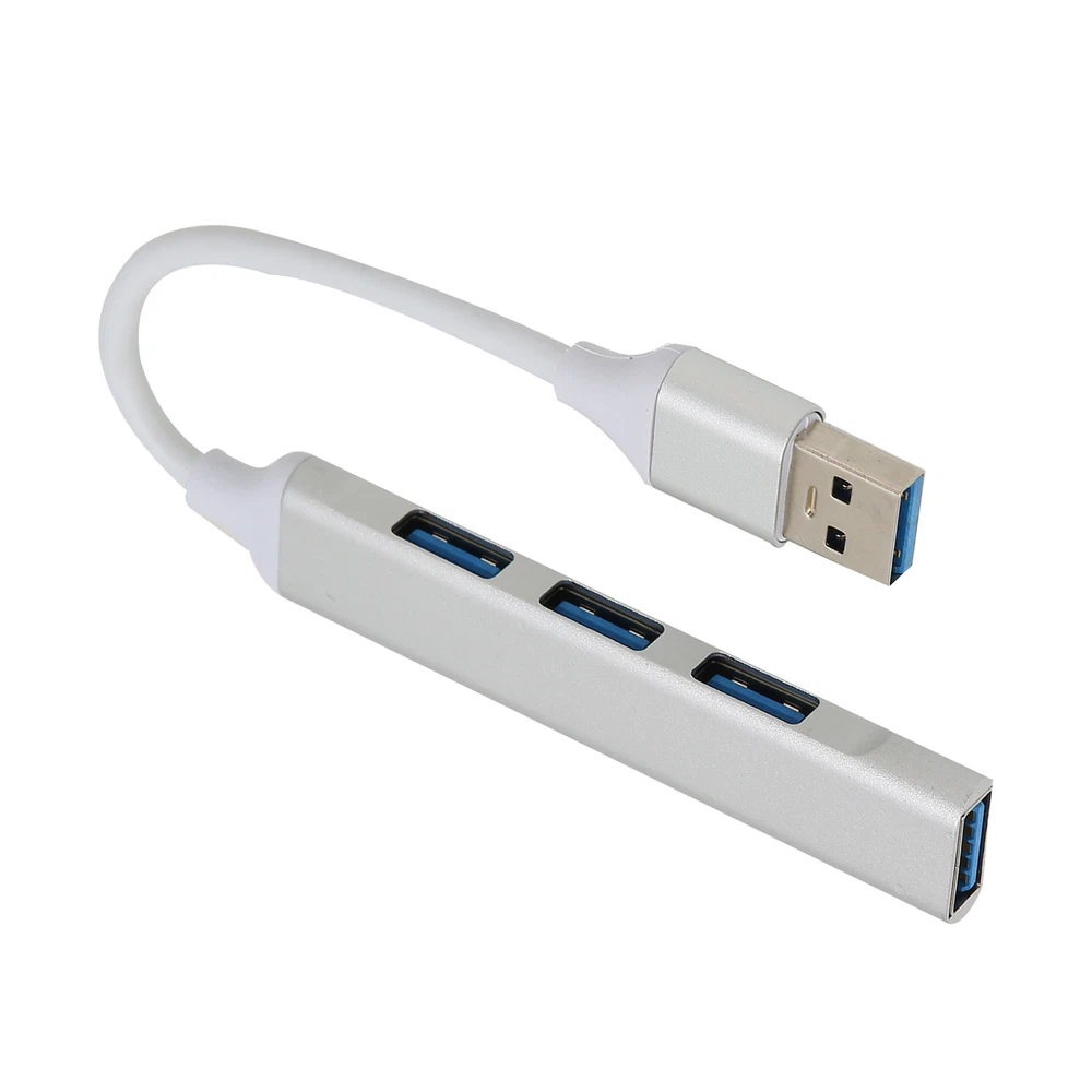 High Speed 4 Port USB Hub Splitter Extension Adapter For Flash Drives Hard D Fit