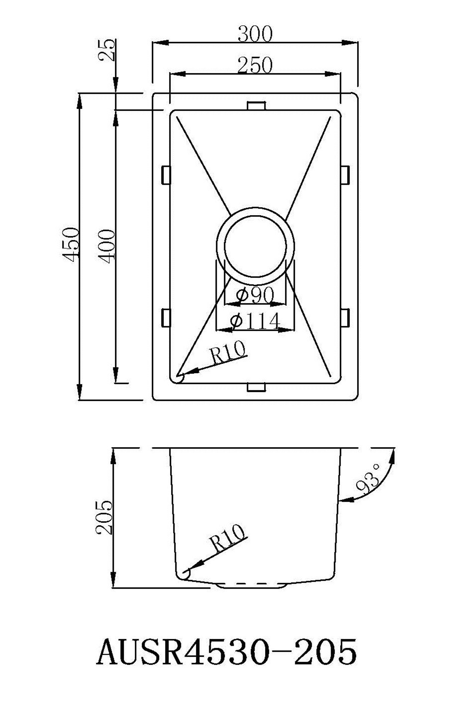 Stainless Steel Kitchen Sink /Laundry Tub (45x30cm) eBay