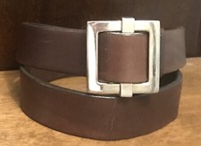 The Limited Women Size M Genuine Italian Leather Belt Made in USA 1.25  Wide VGUC