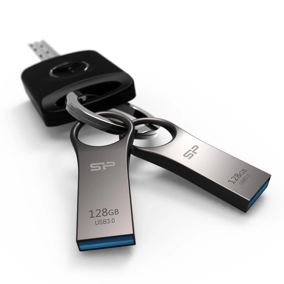 128GB Silicon Power Jewel J80 USB3.0 Flash Drive - Titanium Edition - Image 4 of 4
