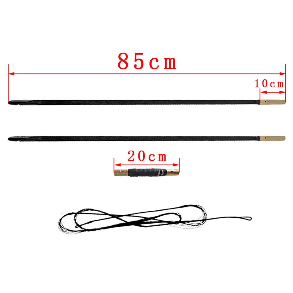 20-120lbs Traditional Longbow 65" Takedown English Straight Bow Archery Hunting