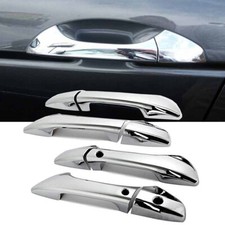 Handle Cover Chrome Plated Silver Plastic Fit 08-12 8th Accord Smart Keyless