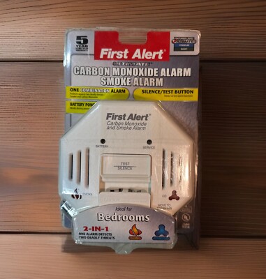 First Alert Premium Carbon Monoxide and Smoke Alarm SC01N (Factory Sealed)